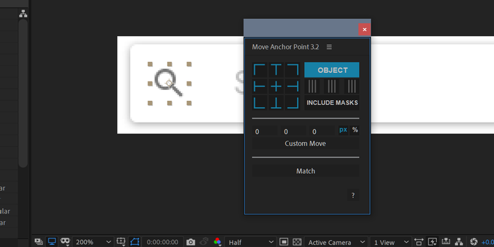 The Move Anchor Point 3 panel